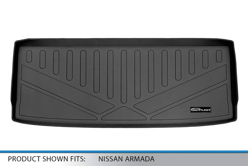 SMARTLINER Cargo Trunk Liner Floor Mat Behind 3rd Row for 2011-2013 Infiniti QX56 - Image 3